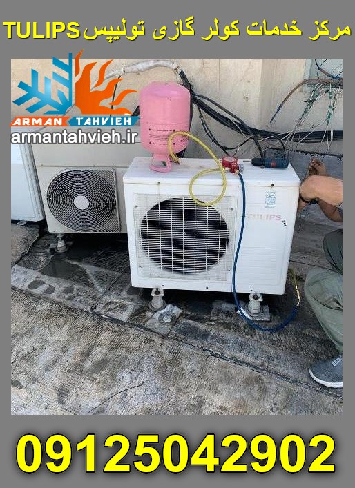 سرویس کولر گازی تولیپس TULIPS ، تعمیر کولر گازی تولیپس TULIPS