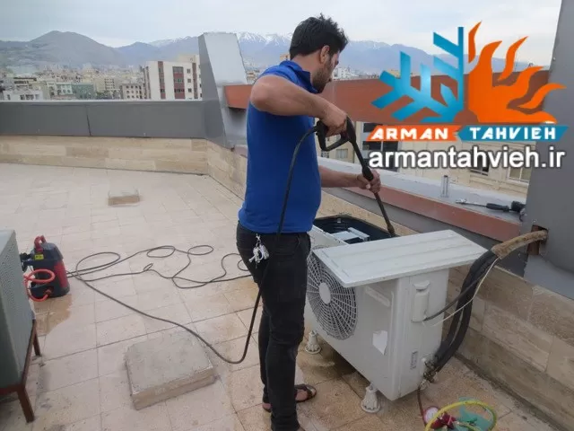 سرویس کولر گازی service air conditioner