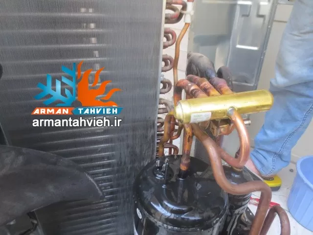 تعویض شیر چهار طرفه کولر گازی