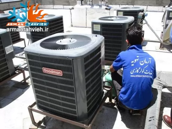 شارژ گاز داکت اسپلیت گودمن GOODMAN