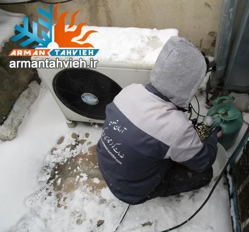 شارژ گاز کولر گازی برای گرمایش و فصل زمستان