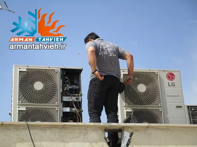 خدمات داکت اسپلیت ال جی در تهران