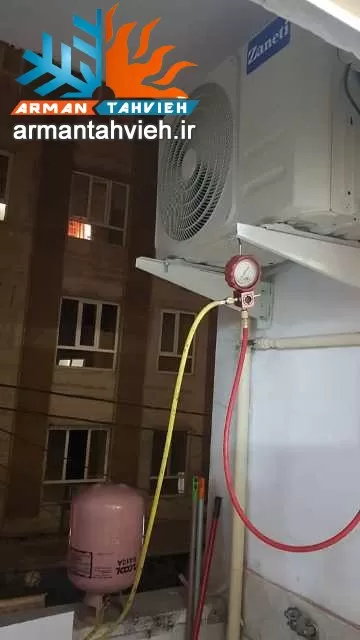 شارژ گاز کولر گازی زانتی Zaneti